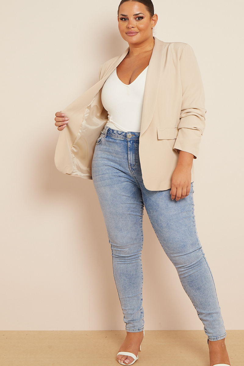 Plus size blazers for ladies outlet