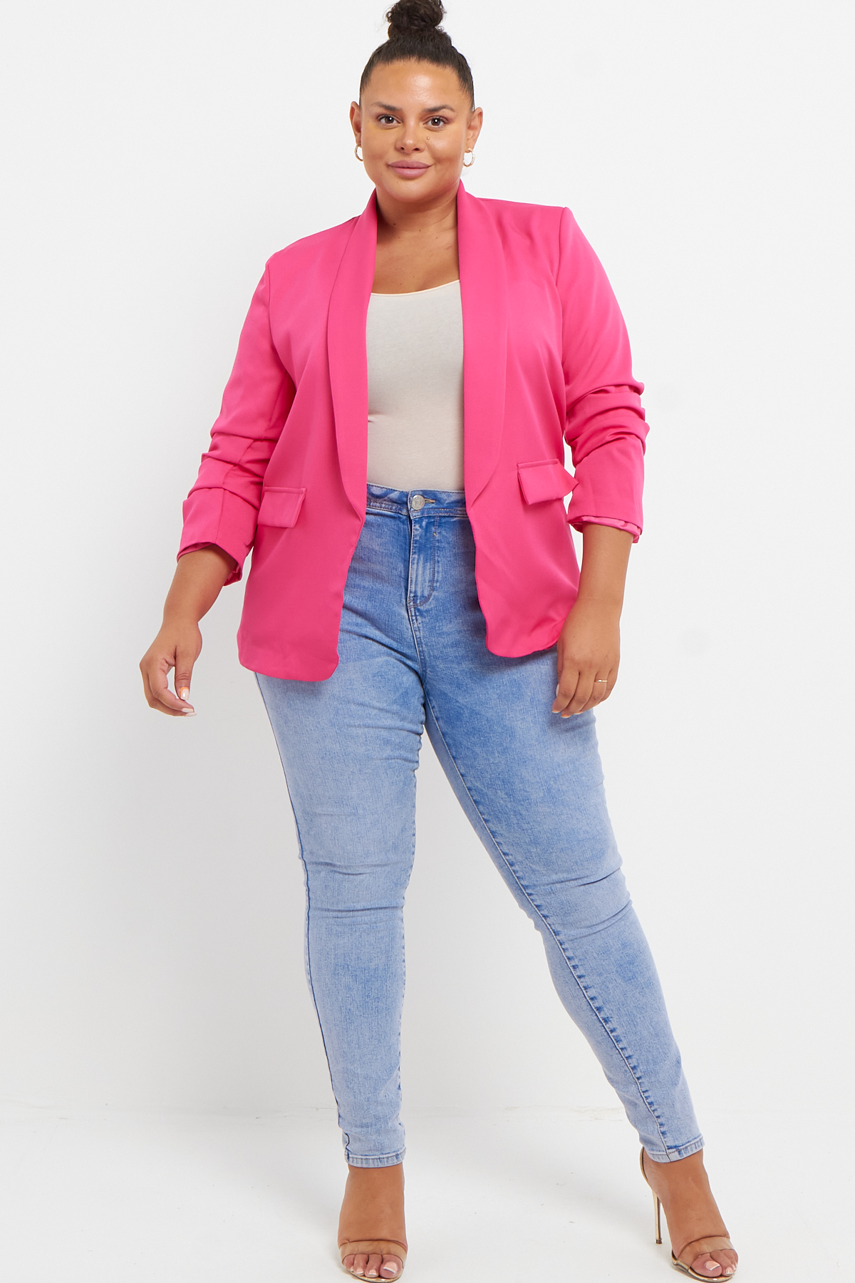 Plus size short blazer outlet