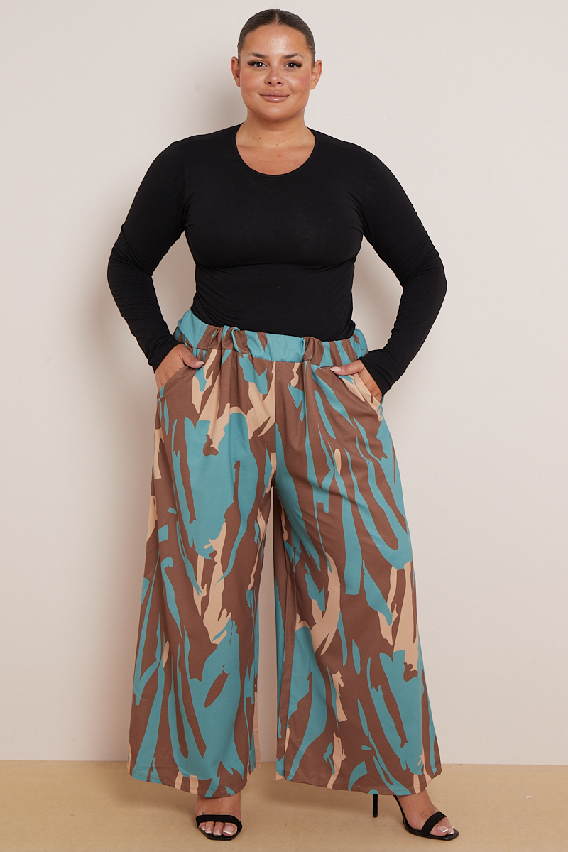 Plus size hotsell palazzo trousers uk