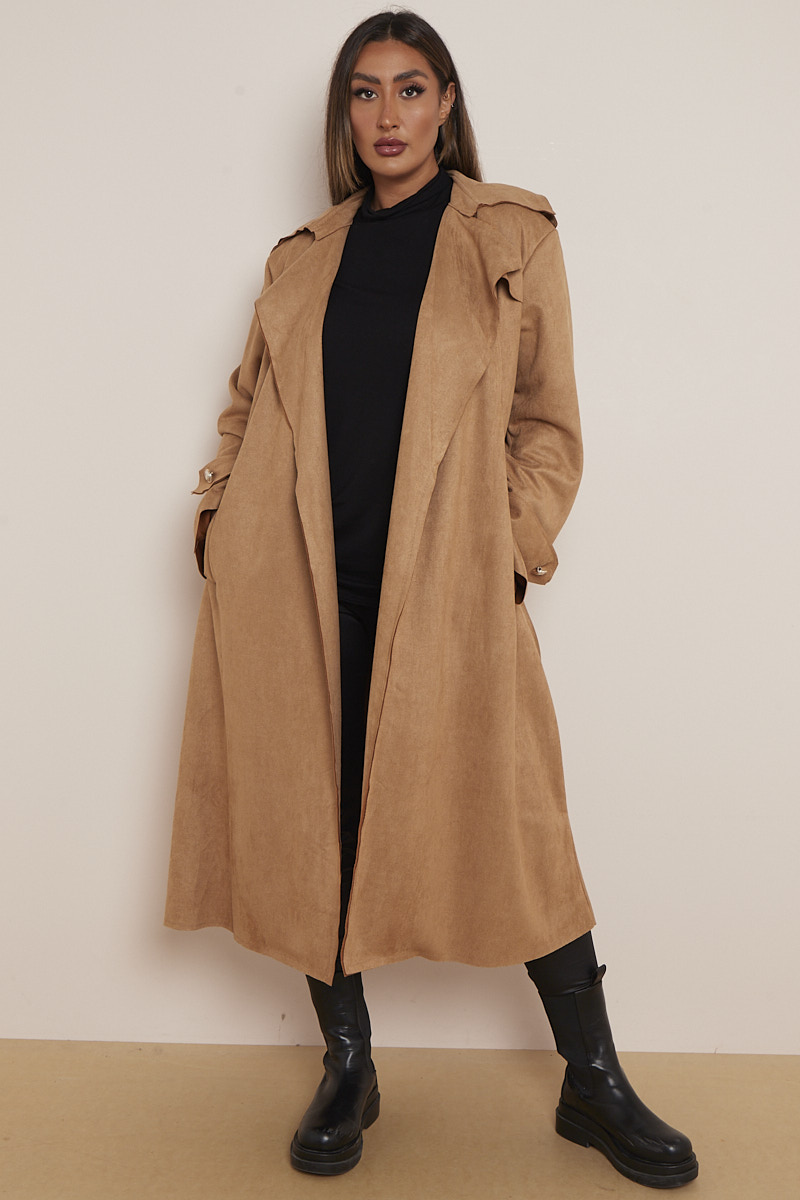 Plus size camel jacket store