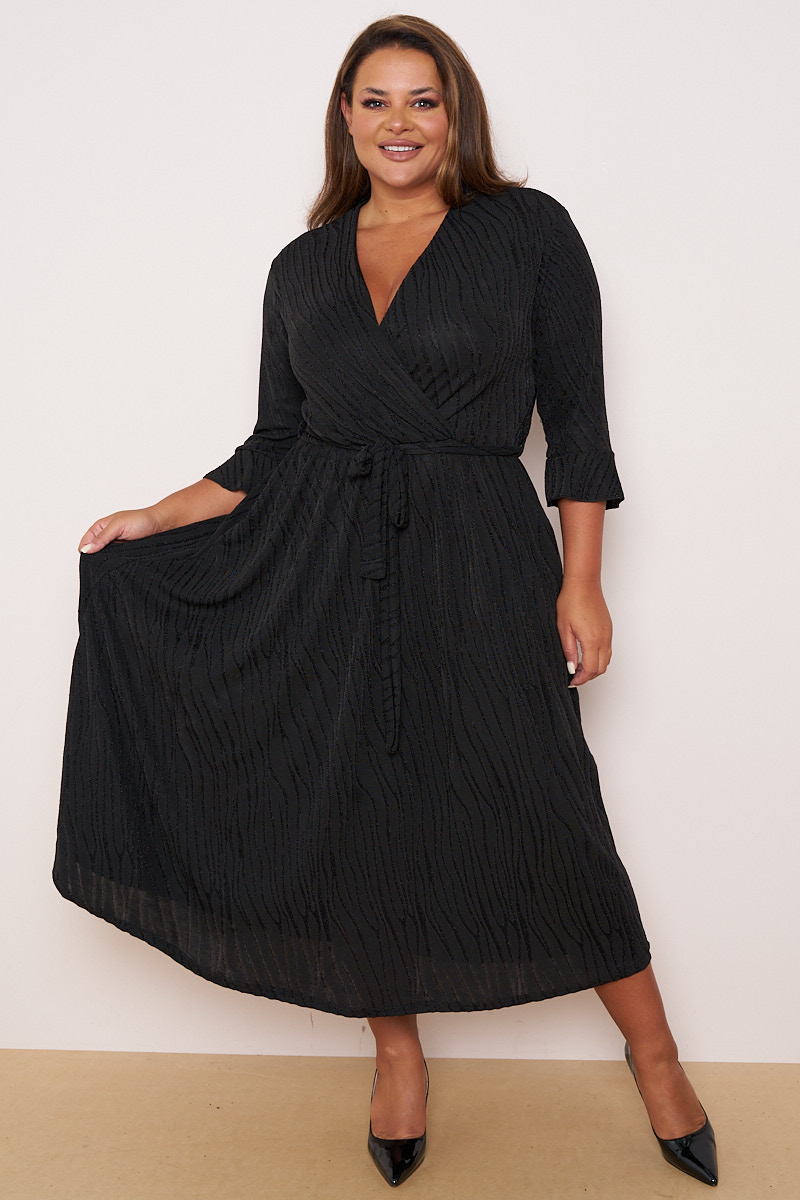 infinity midi dress NIA Destene Floral Midi Dress L / Navy