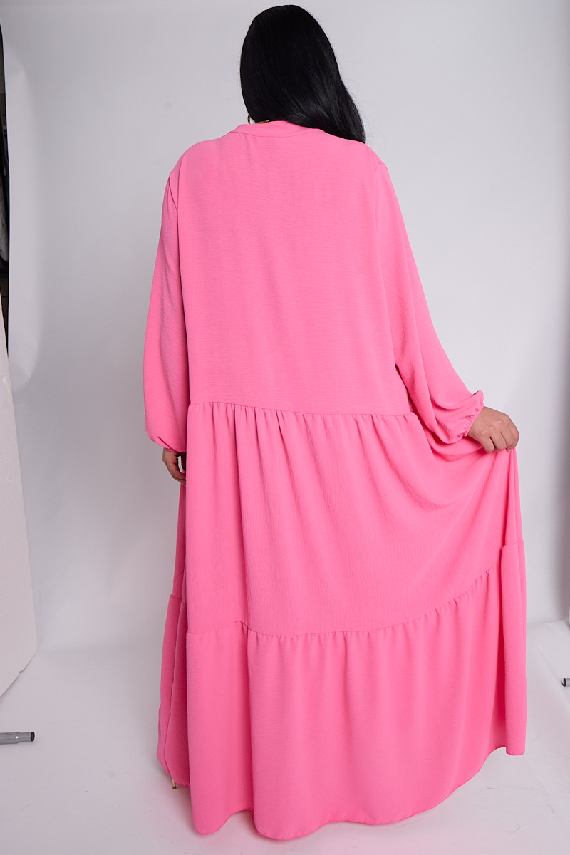 Long sleeve maxi dress size 16 hotsell