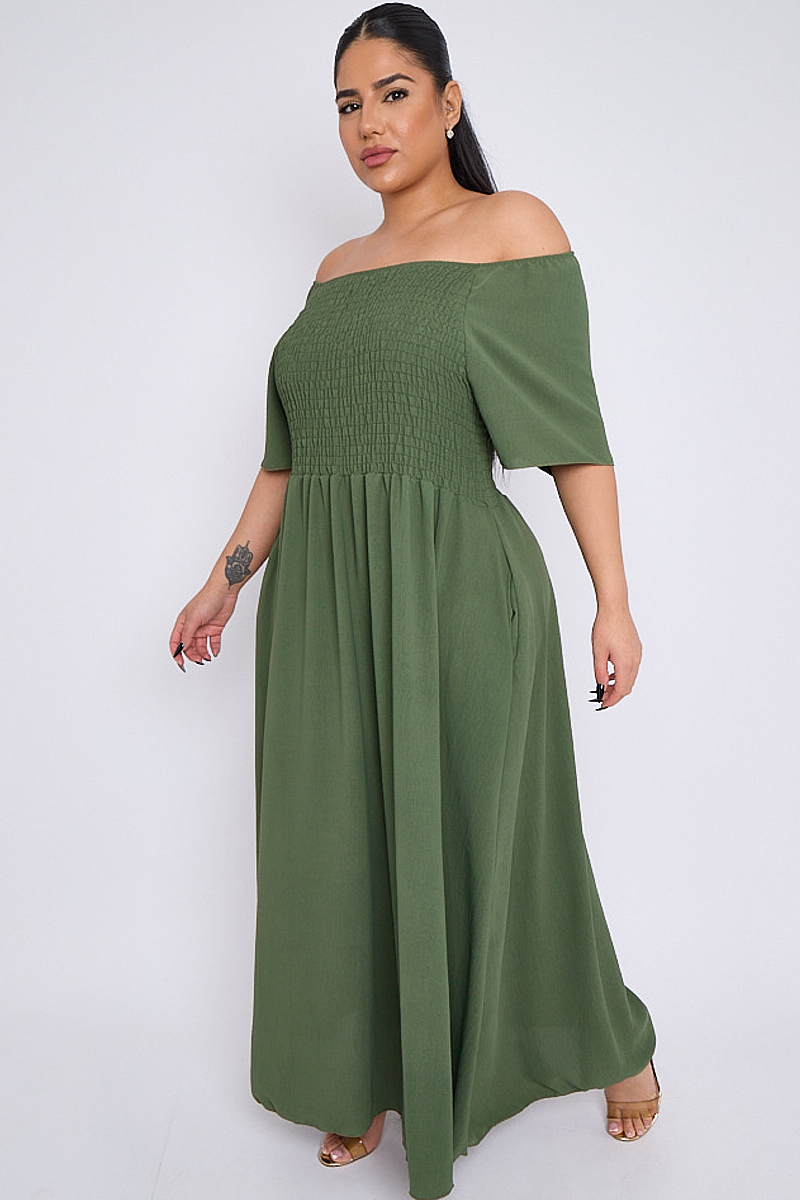 Plus maxi dress with pockets deals
