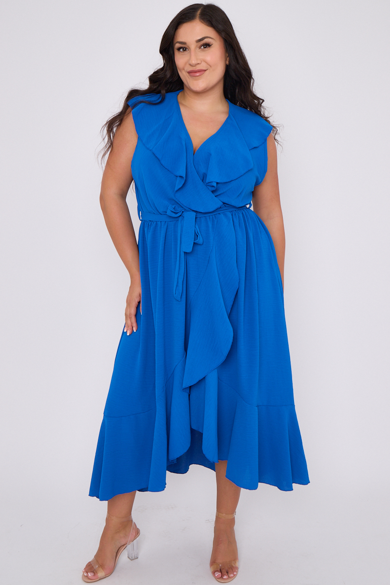 Plus size asymmetrical hem dress store