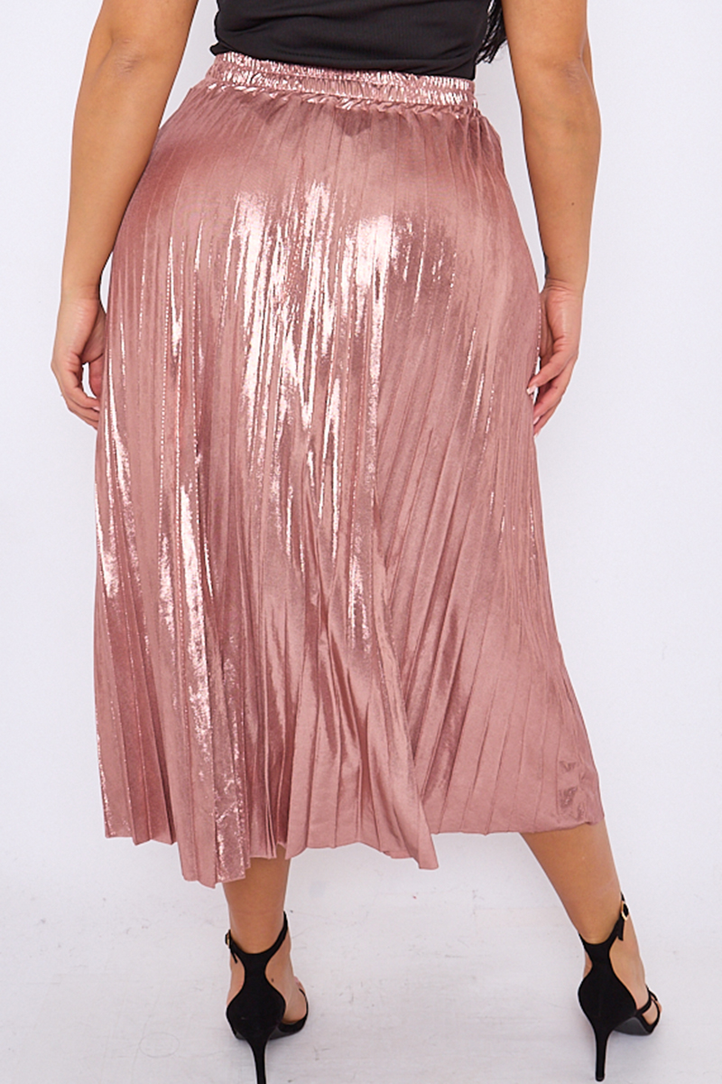 Pink metallic skirt xxl 2025
